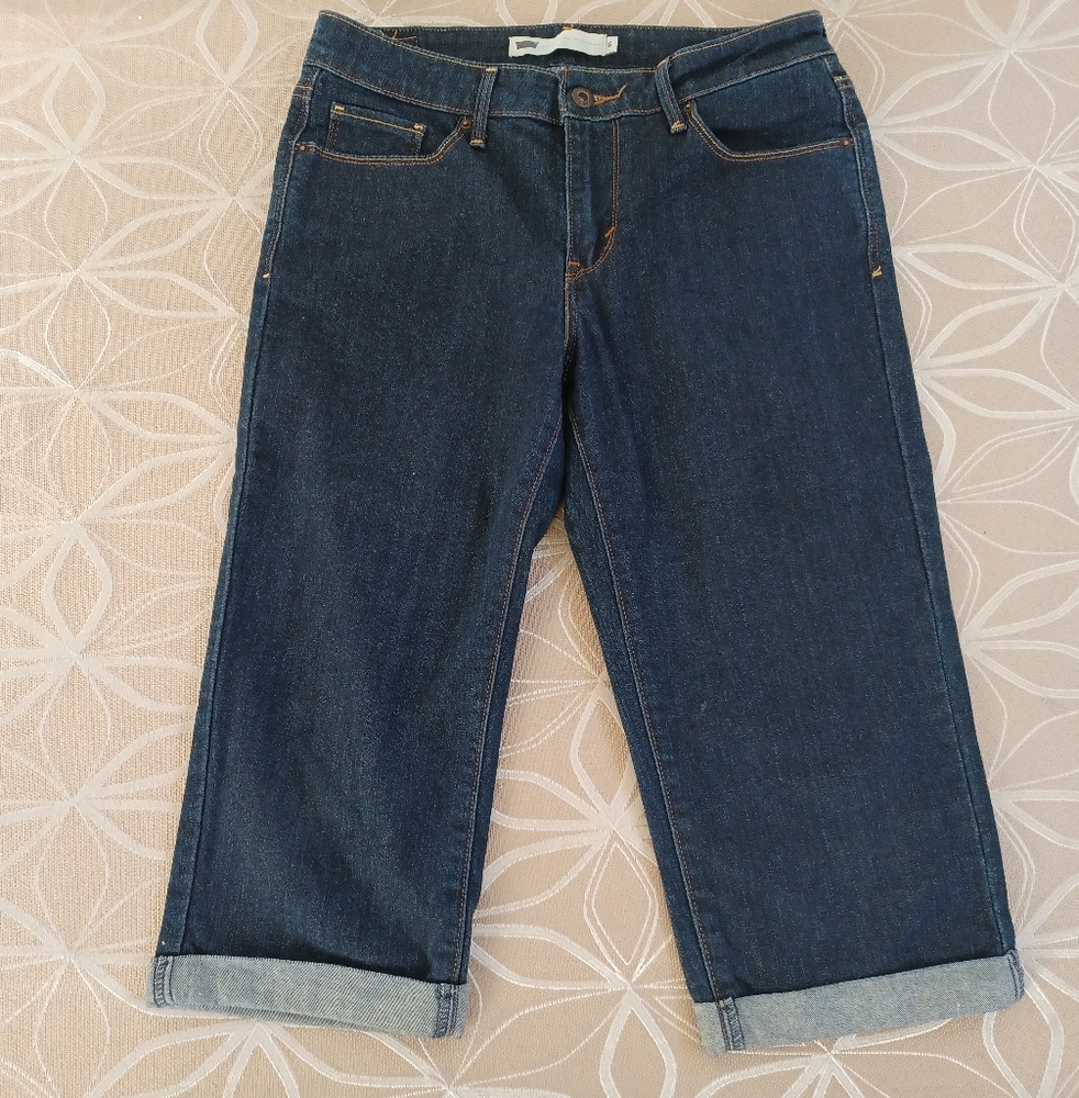 Levi's Mid-Rise Rolled Hem Jeans